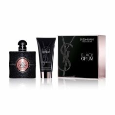 Акция на Парфумований набір жіночий Yves Saint Laurent Black Opium (парфумована вода, 30 мл + лосьйон для тіла, 50 мл) от Eva