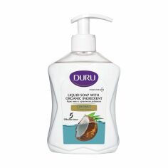 Акція на Рідке мило для рук DURU з олією кокосу, 300 мл від Eva