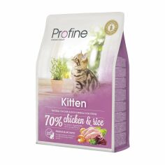 Акция на Сухий корм для кошенят Profine Kitten з куркою та рисом, 2 кг от Eva