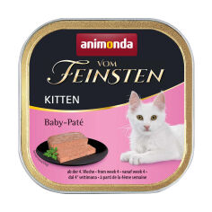 Акция на Вологий корм для кошенят Animonda Vom Feinsten Kitten Baby Pat Паштет, 100 г от Eva