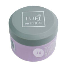 Акция на Гель для нарощування нігтів Tufi Profi Premium Builder UV Gel 16 White, 15 г от Eva