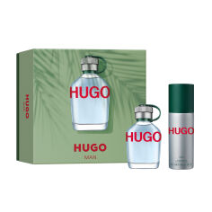 Акція на Парфумований чоловічий набір Hugo Boss Hugo Man (туалетна вода, 75 мл + дезодорант-спрей, 150 мл) від Eva