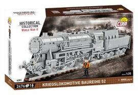 Акція на Конструктор Cobi Локомотив Kriegslokomotive Class 52 2476 деталей (COBI-6281) від Stylus