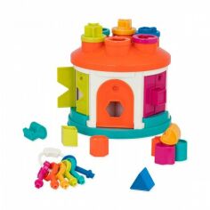 Акция на Розвиваюча іграшка-сортер Battat - Розумний будиночок (12 форм) от Y.UA