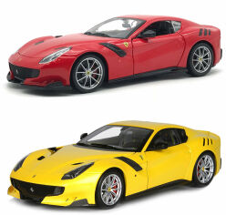 Акція на Автомодель - Ferrari F12Tdf (асорті жовтий, червоний, 1:24) від Y.UA