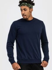 Акція на Світшот на флісі чоловічий Ray Basic U0301M L Navy Blue від Rozetka