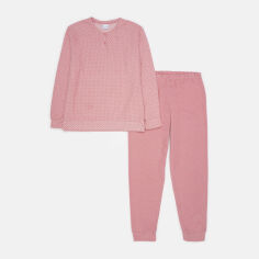 Акція на Піжама (кофта + штани) жіноча утеплена IL Granchio GP6029 3XL (54) Рожева від Rozetka