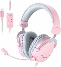 Акція на Навушники Fifine H9P Pink від Rozetka