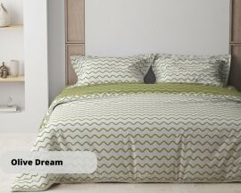Акция на Комплект постільної білизни ТЕП Happy Sleep Полуторний 215 x 150 см Olive Dream Ранфорс от Rozetka