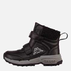 Акция на Дитячі зимові черевики для хлопчика Kappa Blackpool Tex K 260914K-1116 30 Black/Grey от Rozetka