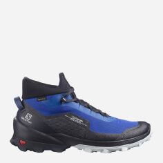 Акция на Чоловічі черевики низькі для хайкінгу з Gore-Tex Salomon CROSS OVER CHUKKA GTX Turkish Sea/N 412829 40 (7US) 25 см Сині от Rozetka