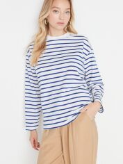 Акція на Лонгслів довгий жіночий Trendyol TWOAW23SW00326 XL Білий від Rozetka