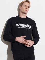 Акція на Світшот чоловічий Wrangler W212025 M Чорний від Rozetka