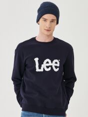 Акция на Світшот чоловічий Lee L80X 2XL Navy от Rozetka