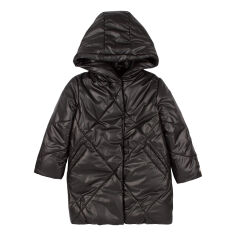 Акция на Зимняя куртка для девочки Бемби КТ306 черная 104 от Podushka
