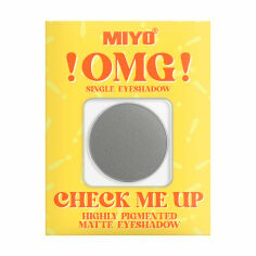 Акція на Матові тіні для повік Miyo !OMG! Check Me Up Matte Eyeshadow 16 Iron, 1.3 г від Eva