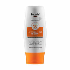 Акція на Сонцезахисний крем-гель для тіла Eucerin Sun Protection Sun Leb Protect Cream-Gel, SPF 50+, 150 мл від Eva