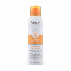 Акція на Сонцезахисний спрей для тіла Eucerin Sun Protection Sensetive Protect SPF 30 Sun Spray, 200 мл від Eva