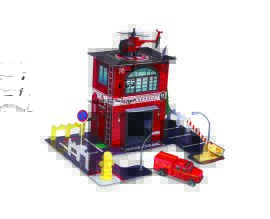Акція на Ігровий набір Maisto Зроби та грай Fresh Metal Пожежна станція (12520/2) від Будинок іграшок