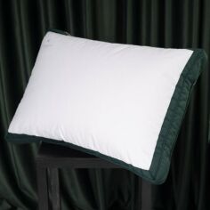 Акція на Подушка антиалергенна MirSon Imperial Satin Luxe М'яка 50х70 см від Rozetka