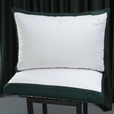 Акція на Подушка MirSon Imperial Satin Luxe Трикамерна М'яка 70х70 см від Rozetka