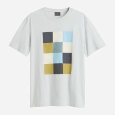 Акція на Футболка бавовняна довга чоловіча H&M 1036336arl S Світло-сіра від Rozetka
