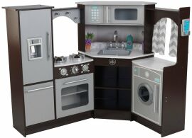 Акція на Дитяча кухня KidKraft Ultimate Corner Play Kitchen With Lights And Sounds (53365) від Y.UA