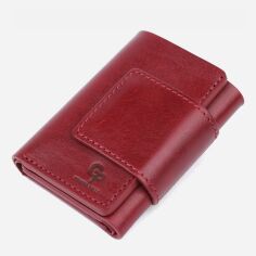 Акція на Жіночий гаманець шкіряний Grande Pelle leather-11574 Бордовий від Rozetka