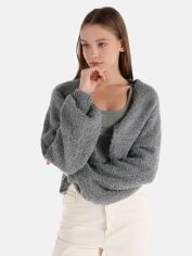 Акція на Кардиган в'язаний жіночий Colin's CL1065265MGA L Gray від Rozetka