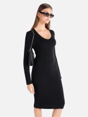 Акція на Сукня міді жіноча Colin's CL1065270BLK XS Black від Rozetka