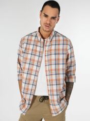 Акція на Сорочка бавовняна чоловіча Colin's CL1063185SOR M Soft Orange від Rozetka
