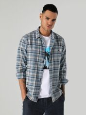 Акція на Сорочка бавовняна чоловіча Colin's CL1059751LBL S Light Blue від Rozetka
