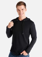 Акция на Лонгслів чоловічий Colin's CL1064789BLK 2XL Black от Rozetka