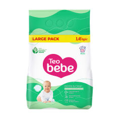 Акція на Пральний порошок Teo Bebe Gentle & Clean Aloe для дитячих речей, 23 цикли прання, 3.45 кг від Eva