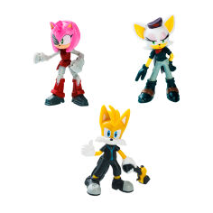 Акція на Набір ігрових фігурок Sonic Prime Ребел Руж, Тейлз, Расті Роуз (SON2020C) від Будинок іграшок