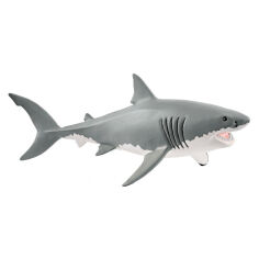 Акція на Пластикова фігурка Schleich Велика біла акула 17,7 x 8 x 7,8 см (14809) від Будинок іграшок