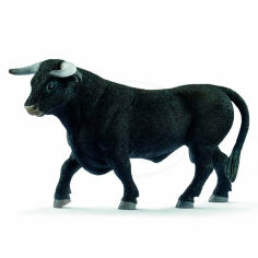 Акція на Пластикова фігурка Schleich Чорний бик 14,2 х 4,8 х 9 см (13875) від Будинок іграшок