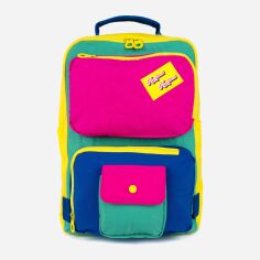 Акция на Жіночий рюкзак Himawari Tr23197-1 Світло-жовтий/Різнокольоровий от Rozetka