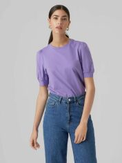 Акция на Блузка жіноча Vero Moda T-Shirts & Tops 10275520-58169 M Paisley Purple от Rozetka