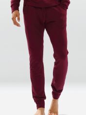 Акція на Спортивні штани чоловічі DKaren Pants Justin XL Maroon від Rozetka