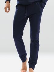 Акція на Спортивні штани чоловічі DKaren Pants Justin L Navy Blue від Rozetka