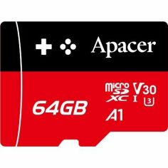 Акція на Карта памяти Apacer microSD  64GB UHS-I U3 V30 A1 Gaming Card (AP64GMCSX10U7-RAGC) від MOYO