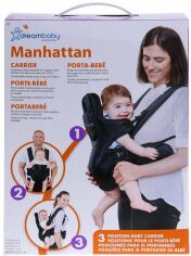 Акція на Рюкзак-перенесення DreamBaby Manhattan Black G296 від Y.UA