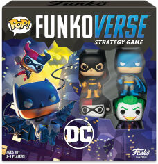 Акция на Настільна стратегічна гра Pop! Funkoverse серії Dc Comics (4 фігурки) (42628) от Y.UA