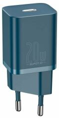 Акція на Baseus USB-C Wall Charger Super Si 20W Blue (CCSUP-B03) від Y.UA