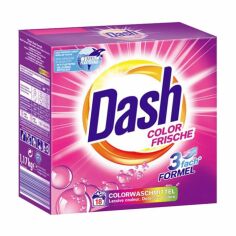 Акція на Пральний порошок Dash Color Frische для кольорових речей, 18 циклів прання, 1.17 кг від Eva