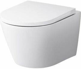Акція на Унітаз підвісний AM.PM Sense C741701SC FlashClean c сидінням Soft Close дюропласт від Rozetka