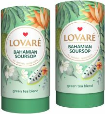 Акция на Чай зелений листовий Lovare Багамський саусеп 80 г х 2 шт от Rozetka