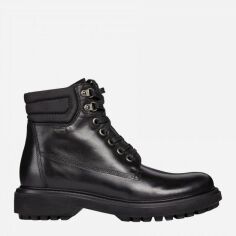 Акция на Жіночі зимові черевики високі Geox D84AYC00043-C9999 41 26.7 см Чорні от Rozetka