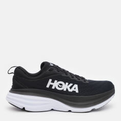 Акція на Чоловічі кросівки для бігу HOKA ONE ONE Bondi 8 1123202-BWHT 42.6666666666667 27 см Чорні від Rozetka